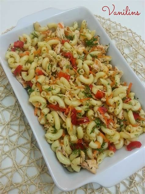 Tavuklu Makarna Salatası Tavuklu Makarna Salatası
